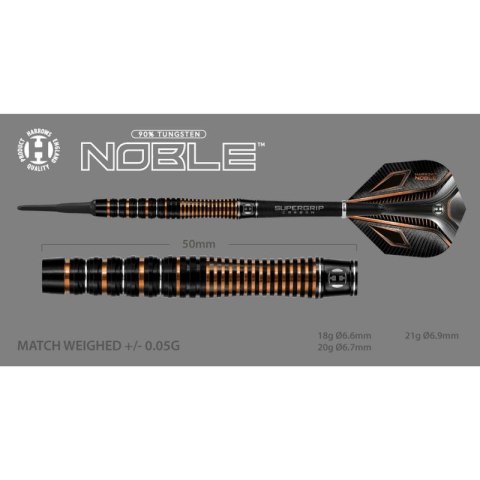 Rzutki Harrows Noble 90% Softip HS-TNK-000016012 Rzutki Harrows Noble 90% Softip HS-TNK-000016012