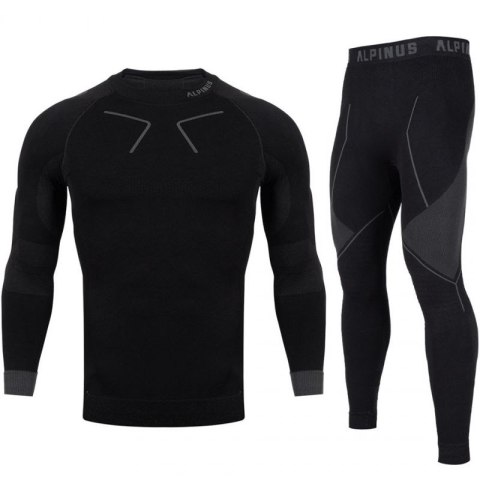 Bielizna termoaktywna Alpinus Tactical Base Layer Set czarno-szara M GT43276 Bielizna termoaktywna Alpinus Tactical Base Layer Set czarno-szara M GT43276
