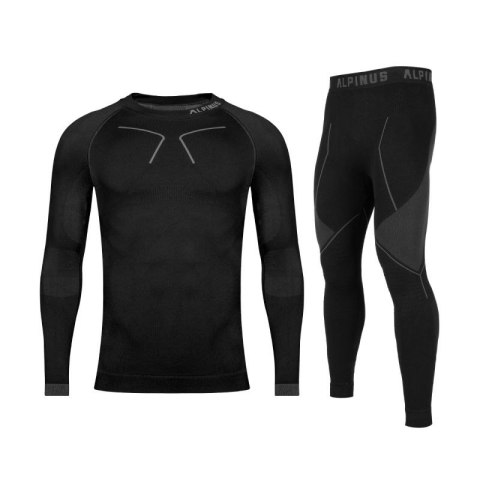Bielizna termoaktywna Alpinus Tactical Base Layer Set czarno-szara M GT43276 Bielizna termoaktywna Alpinus Tactical Base Layer Set czarno-szara M GT43276