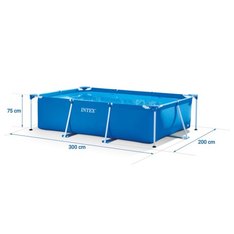 Basen ogrodowy stelażowy 300 x 200 x 75 cm 15w1 INTEX 28272 + maszynka do baniek GRATIS Basen ogrodowy stelażowy 300 x 200 x 75 cm 15w1 INTEX 28272 + maszynka do baniek GRATIS