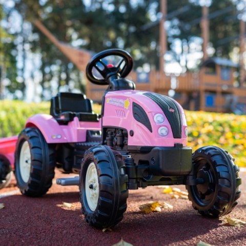 FALK Traktor Country Star Różowy na Pedały + Przyczepka i Klakson od 2 Lat. FALK Traktor Country Star Różowy na Pedały + Przyczepka i Klakson od 2 Lat.