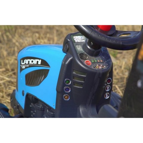 FALK Traktor Landini Niebieski na Pedały z Przyczepką od 3 Lat FALK Traktor Landini Niebieski na Pedały z Przyczepką od 3 Lat