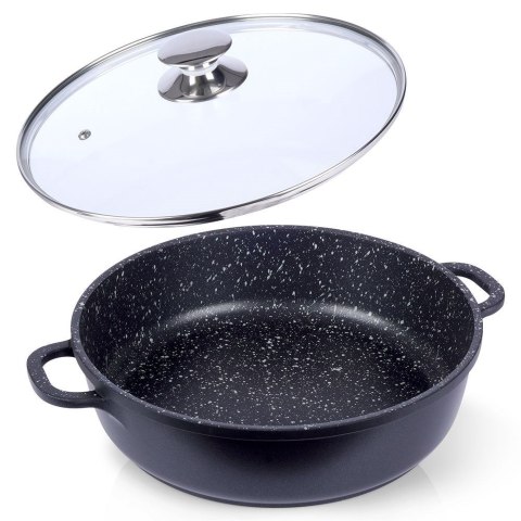 Patelnia granitowa rondel 28 cm GRANDE gaz indukcja Patelnia granitowa rondel 28 cm GRANDE gaz indukcja
