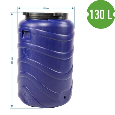 Beczka na kiszonki 130l niebieska | BEKP130N Beczka na kiszonki 130l niebieska | BEKP130N