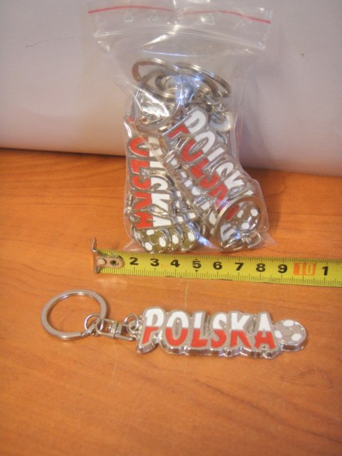 Brelok 10szt. POLSKA biało-czerwony | 6320 Brelok 10szt. POLSKA biało-czerwony | 6320
