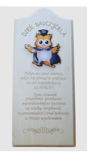 Deska Dzień Nauczyciela 32 x 14 cm. | P751-D14F Deska Dzień Nauczyciela 32 x 14 cm. | P751-D14F