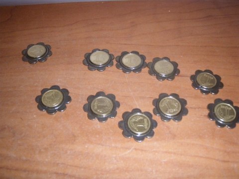 Koniczynka z 1groszem 10szt 6254 Koniczynka z 1groszem 10szt 6254