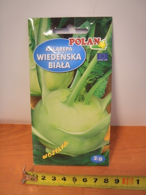 Nasiona 2g KALAREPA WIEDEŃSKA BIAŁA PN3649 Nasiona 2g KALAREPA WIEDEŃSKA BIAŁA PN3649