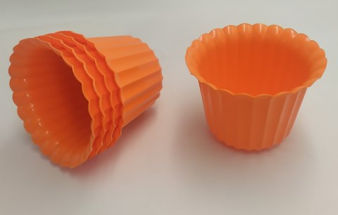 Osłonka/doniczka 12cm pomarańczowa Osłonka/doniczka 12cm pomarańczowa