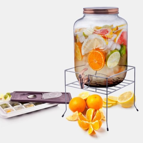 Słój słoik z kranikiem dystrybutor do napojów wody lemoniady soku 8,8 l Słój słoik z kranikiem dystrybutor do napojów wody lemoniady soku 8,8 l