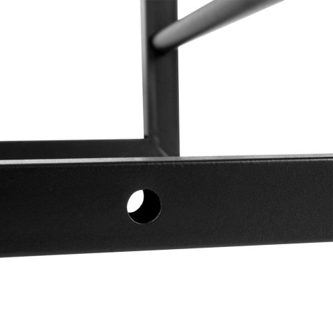 Stojak na drewno kominkowe metalowy czarny 45x28x70 cm Stojak na drewno kominkowe metalowy czarny 45x28x70 cm