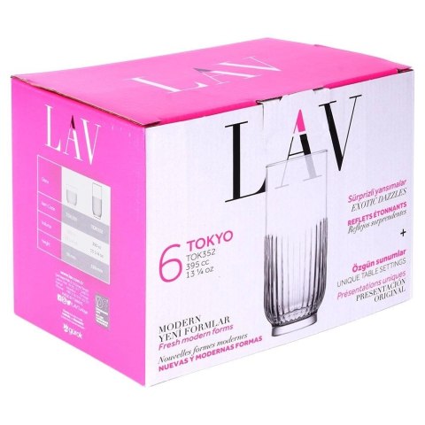 Szklanki 380 ml 6 szt. Szklanki 380 ml 6 szt.