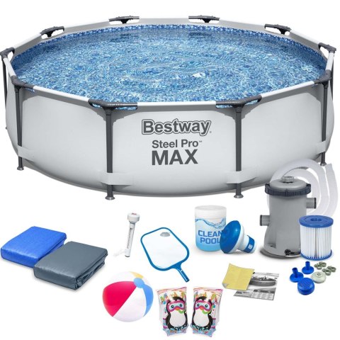 Basen ogrodowy stelażowy 305 x 76 cm 17w1 Bestway 56406 Basen ogrodowy stelażowy 305 x 76 cm 17w1 Bestway 56406