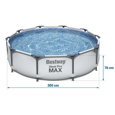 Basen ogrodowy stelażowy 305 x 76 cm 17w1 Bestway 56406 Basen ogrodowy stelażowy 305 x 76 cm 17w1 Bestway 56406