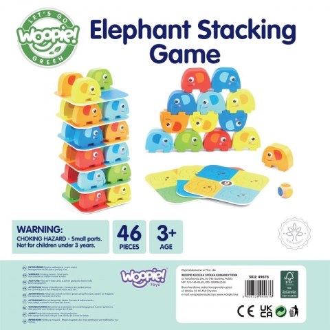 WOOPIE GREEN Słonik na Słoniku Gra Zręcznościowa FSC WOOPIE GREEN Słonik na Słoniku Gra Zręcznościowa FSC