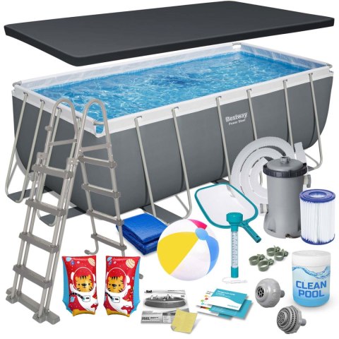 Basen ogrodowy stelażowy 412x201x122 cm 17w1 Bestway 56456N Basen ogrodowy stelażowy 412x201x122 cm 17w1 Bestway 56456N