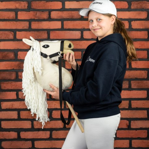 Hobby Horse Skippi - Almond - duży koń na kiju - A3 - kantar w zestawie Hobby Horse Skippi - Almond - duży koń na kiju - A3 - kantar w zestawie