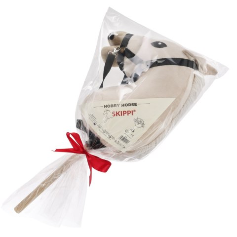 Hobby Horse Skippi - Almond - duży koń na kiju - A3 - kantar w zestawie Hobby Horse Skippi - Almond - duży koń na kiju - A3 - kantar w zestawie