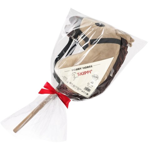 Hobby Horse Skippi - Karmel - duży koń na kiju - A3 - kantar w zestawie Hobby Horse Skippi - Karmel - duży koń na kiju - A3 - kantar w zestawie