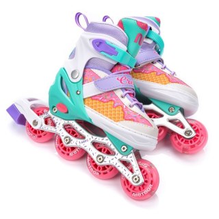 Rolki Meteor 4w1 Cream L 38-41 10143