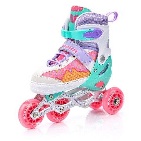 Rolki Meteor 4w1 Cream L 38-41 10143 Rolki Meteor 4w1 Cream L 38-41 10143