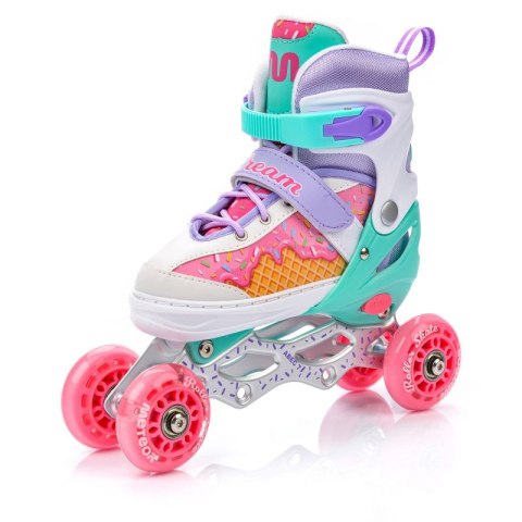 Rolki Meteor 4w1 Cream L 38-41 10143 Rolki Meteor 4w1 Cream L 38-41 10143