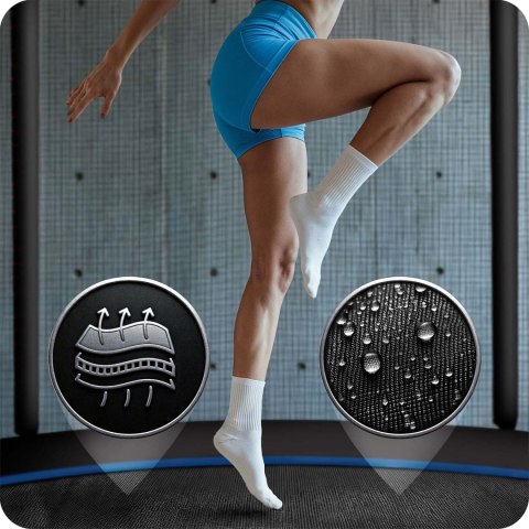 Trampolina ogrodowa 15ft/465cm z siatką zewnętrzną i drabinką Neo-Sport Trampolina ogrodowa 15ft/465cm z siatką zewnętrzną i drabinką Neo-Sport
