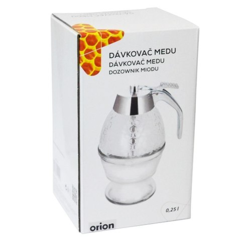 DYSPENSER DO SYROPU MIODU SZKLANY DOZOWNIK 250ML DYSPENSER DO SYROPU MIODU SZKLANY DOZOWNIK 250ML