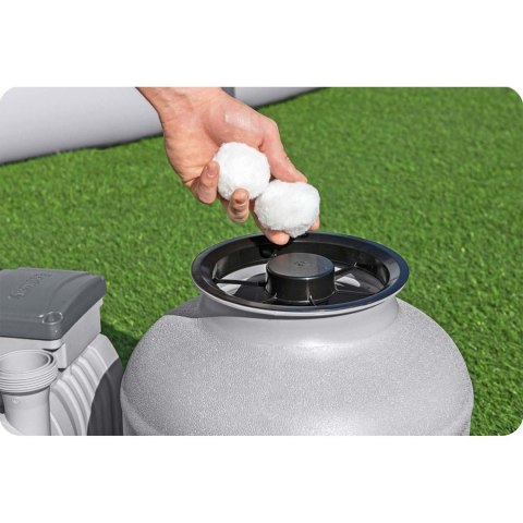 Pompa piaskowa 8327 l/h + piasek 25kg Bestway 58499 Pompa piaskowa 8327 l/h + piasek 25kg Bestway 58499