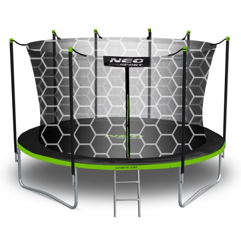 Trampolina ogrodowa 15ft/465cm z siatką wewnętrzną i drabinką Neo-Sport Trampolina ogrodowa 15ft/465cm z siatką wewnętrzną i drabinką Neo-Sport