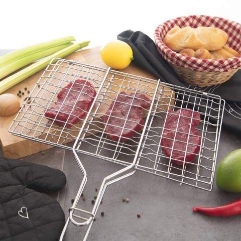 Ruszt do grillowania metalowy 35x55 cm Ruszt do grillowania metalowy 35x55 cm