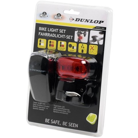 Zestaw lampek rowerowych Dunlop Led 416793 Zestaw lampek rowerowych Dunlop Led 416793