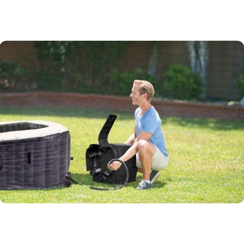 Dmuchane SPA z hydromasażem 4 osobowe INTEX 28450 + Generator chloru Dmuchane SPA z hydromasażem 4 osobowe INTEX 28450 + Generator chloru