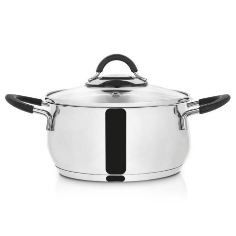 Garnek stalowy DALIE z pokrywką 16 cm 1,8 l gaz indukcja Garnek stalowy DALIE z pokrywką 16 cm 1,8 l gaz indukcja