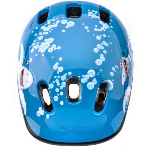 Kask rowerowy Meteor KS06 Baby Shark roz XS 44-48cm Jr 24828 Kask rowerowy Meteor KS06 Baby Shark roz XS 44-48cm Jr 24828