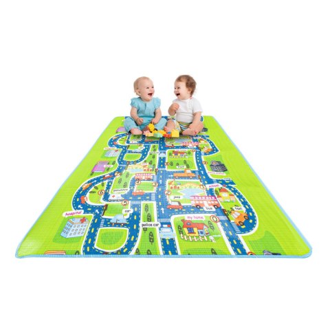 Mata edukacyjna piankowa składana ulica 200 x 160 cm Mata edukacyjna piankowa składana ulica 200 x 160 cm