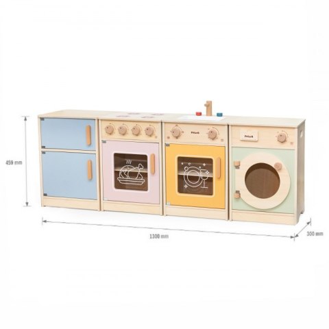 VIGA PolarB Drewniany Zestaw Kuchenny XL Pralka Kuchenka Zmywarka VIGA PolarB Drewniany Zestaw Kuchenny XL Pralka Kuchenka Zmywarka