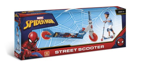 Hulajnoga dla Dzieci Dziecięca Spiderman Dwukołowa Składana MONDO 50 kg Hulajnoga dla Dzieci Dziecięca Spiderman Dwukołowa Składana MONDO 50 kg