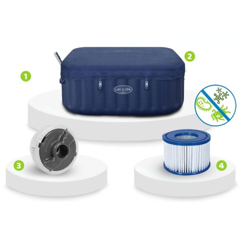 Dmuchane SPA Lay-Z Miami 6 osobowe Bestway 6001H Dmuchane SPA Lay-Z Miami 6 osobowe Bestway 6001H