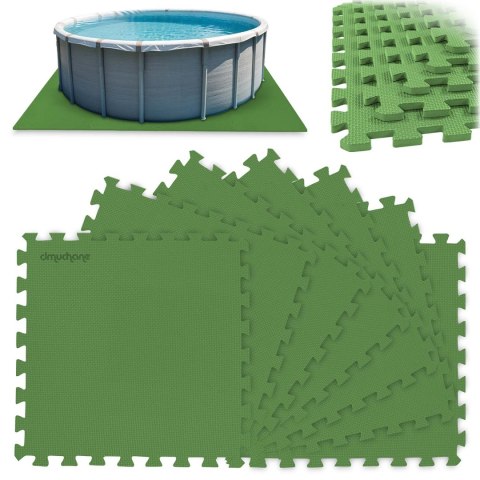 Mata piankowa pod basen puzzle 50 x 50 cm 8 szt Mata piankowa pod basen puzzle 50 x 50 cm 8 szt