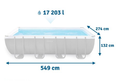 Basen ogrodowy stelażowy 549 x 274 x 132 cm 11w1 INTEX 26356 Basen ogrodowy stelażowy 549 x 274 x 132 cm 11w1 INTEX 26356