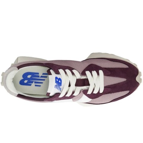 Buty sportowe damskie/męskie New Balance 327 sneakersy zamszowe fioletowe (U327CF) Buty sportowe damskie/męskie New Balance 327 sneakersy zamszowe fioletowe (U327CF)