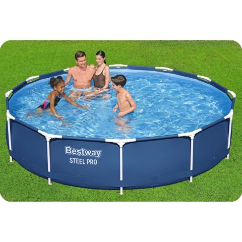Basen ogrodowy stelażowy 366 x 76 cm zestaw 15w1 Bestway 56681 Basen ogrodowy stelażowy 366 x 76 cm zestaw 15w1 Bestway 56681