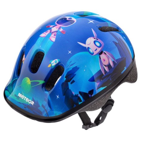 Kask rowerowy Meteor KS06 Alien Jr 17438 r. XS 44-48 cm Kask rowerowy Meteor KS06 Alien Jr 17438 r. XS 44-48 cm