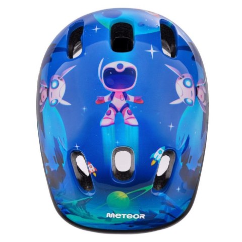 Kask rowerowy Meteor KS06 Alien Jr 17438 r. XS 44-48 cm Kask rowerowy Meteor KS06 Alien Jr 17438 r. XS 44-48 cm