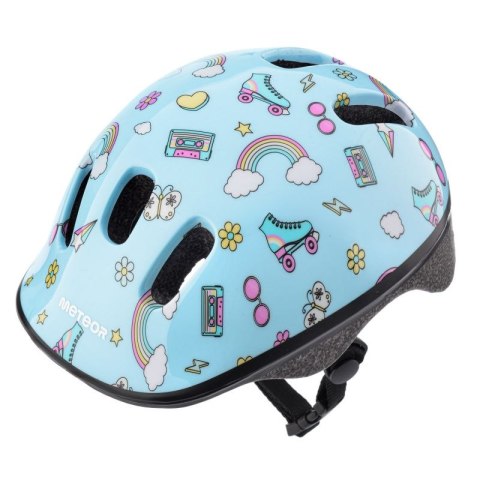 Kask rowerowy Meteor KS06 Rainbow Jr 17435 r. S 48-52 cm Kask rowerowy Meteor KS06 Rainbow Jr 17435 r. S 48-52 cm