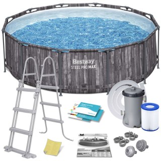 Basen ogrodowy stelażowy 366 x 100 cm 10w1 Bestway 5614X