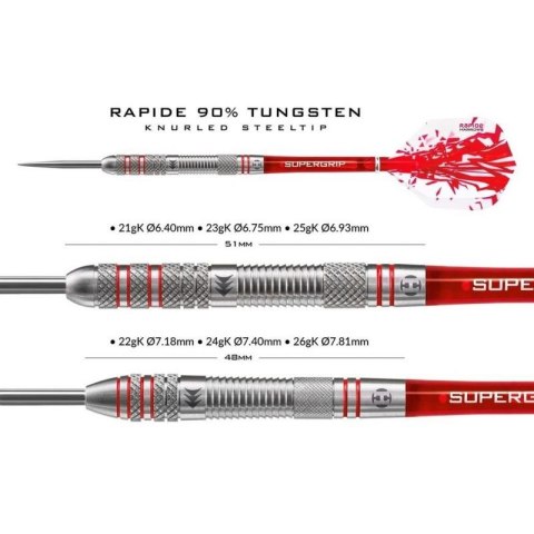 Rzutki Harrows Rapide 90% Steeltip HS-TNK-000013301 Rzutki Harrows Rapide 90% Steeltip HS-TNK-000013301