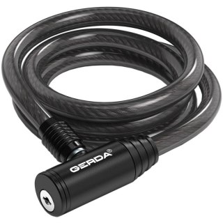Zapięcie rowerowe Gerda linka, korpus okrągły, Flex 1000/8K OSFL010000806K2ZP