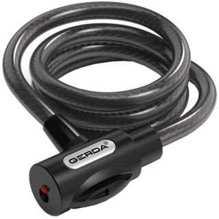 Zapięcie rowerowe Gerda linka , korpus okrągły, osłona klucza Flex 1200/8V OSFL012000806V2XP